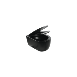 Cass�e Silent h�ngesk�l m/flush-skyl inkl. s�de - Mat sort