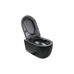 Cass�e Silent h�ngesk�l m/flush-skyl inkl. s�de - Mat sort