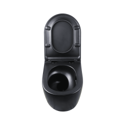 Cass�e Silent h�ngesk�l m/flush-skyl inkl. s�de - Mat sort