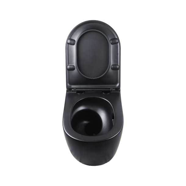 Cass�e Silent h�ngesk�l m/flush-skyl inkl. s�de - Mat sort