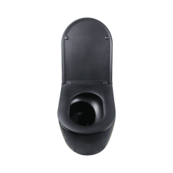 Cass�e Silent h�ngesk�l m/flush-skyl inkl. s�de - Mat sort