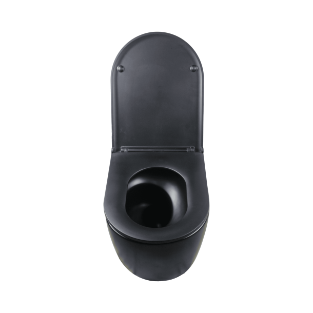 Cass�e Silent h�ngesk�l m/flush-skyl inkl. s�de - Mat sort