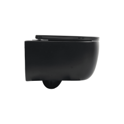 Cass�e Silent h�ngesk�l m/flush-skyl inkl. s�de - Mat sort