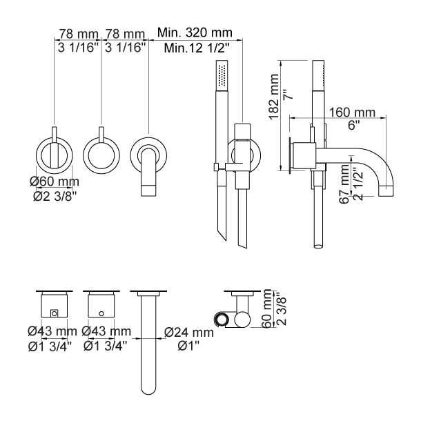 VOLA 2411C-071 - Indbygning