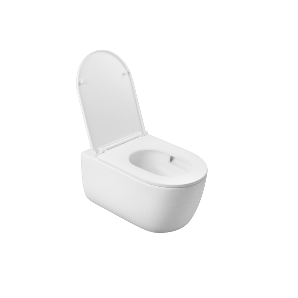 Cass�e Silent h�ngesk�l m/flush-skyl inkl. s�de - Mat hvid