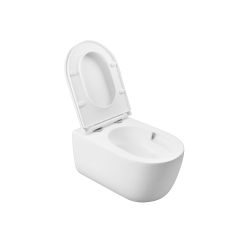 Cass�e Silent h�ngesk�l m/flush-skyl inkl. s�de - Mat hvid