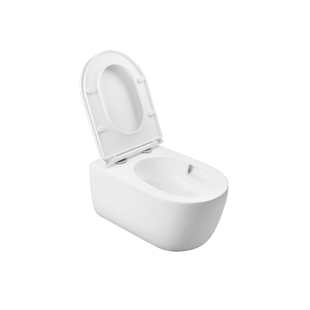 Cass�e Silent h�ngesk�l m/flush-skyl inkl. s�de - Mat hvid