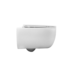 Cass�e Silent h�ngesk�l m/flush-skyl inkl. s�de - Mat hvid