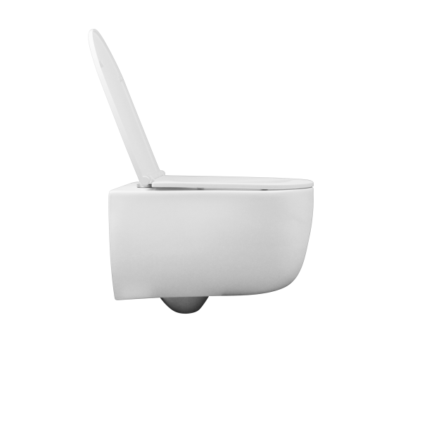 Cass�e Silent h�ngesk�l m/flush-skyl inkl. s�de - Mat hvid