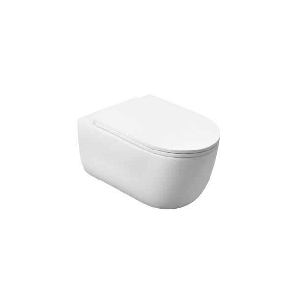 Cass�e Silent h�ngesk�l m/flush-skyl inkl. s�de - Mat hvid