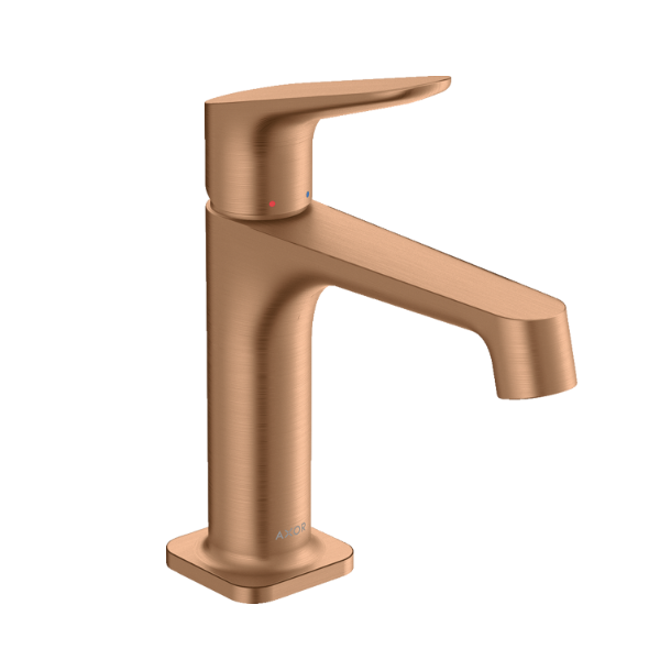 hansgrohe AXOR Citterio M 100 med push-open bundventil - B�rstet bronze