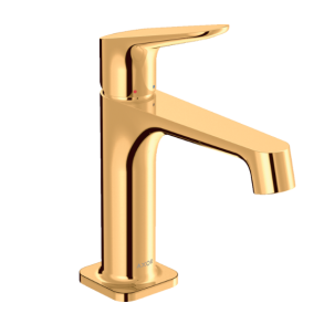 hansgrohe AXOR Citterio M 100 med push-open bundventil - Poleret guld-optik