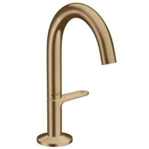 hansgrohe AXOR One Select 140 med push-open bundventil - B�rstet bronze