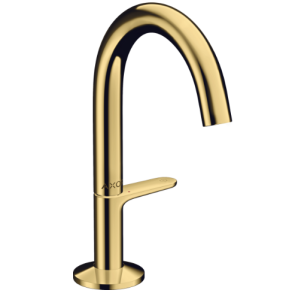 hansgrohe AXOR One Select 140 med push-open bundventil - Poleret guld-optik