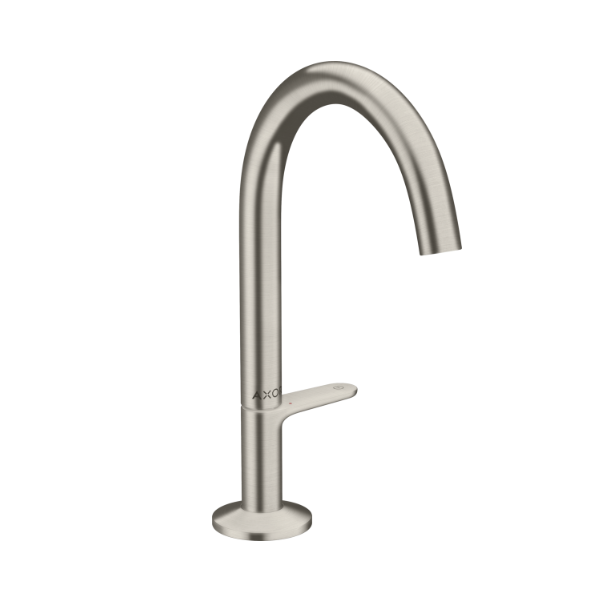 hansgrohe AXOR One Select 170 med push-open bundventil - Rustfrit stl-optik
