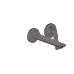 hansgrohe AXOR Citterio C med push-open bundventil - Indbygning - B�rstet sort krom