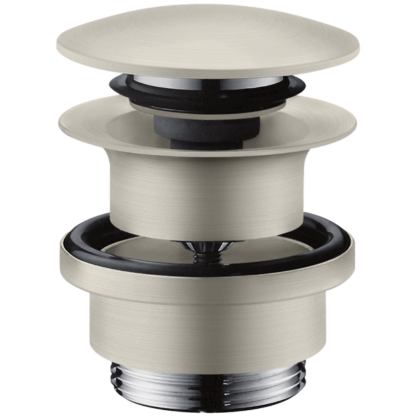 hansgrohe AXOR Citterio C med push-open bundventil - Indbygning - Rustfri st�l-optik