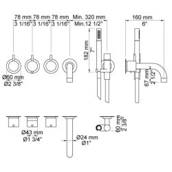 VOLA 5411C-071 - Indbygning