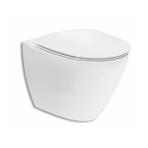 If Spira Art vghngt toilet med skjult cisterne inkl. soft-close sde (hvid)