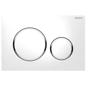 STANDARD - Geberit Sigma 20 betjeningsplade (hvid/krom)