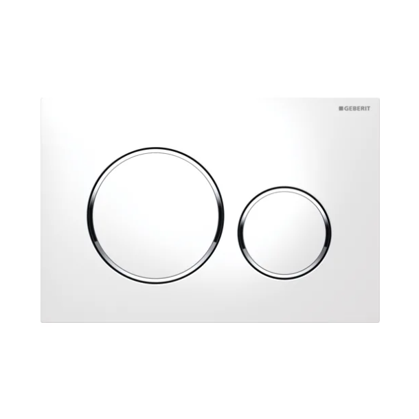 STANDARD - Geberit Sigma 20 betjeningsplade (hvid/krom)