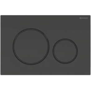Geberit Sigma 20 Round betjeningsplade - Sort/mat sort