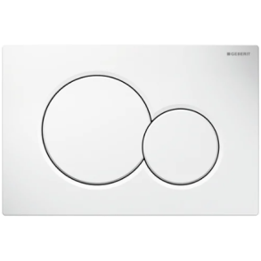 Geberit Sigma 01 betjeningsplade - Hvid