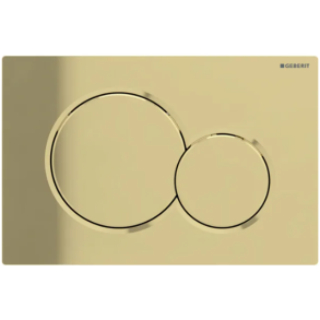 Geberit Sigma 01 betjeningsplade - Messing
