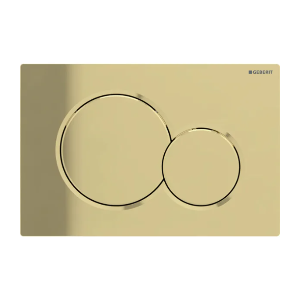 Geberit Sigma 01 betjeningsplade - Messing