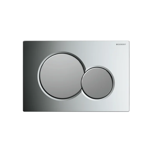 Geberit Sigma 01 betjeningsplade - Krom/mat krom