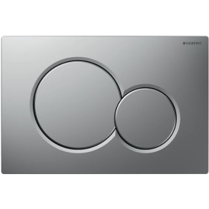 Geberit Sigma 01 betjeningsplade - B�rstet krom (easy-to-clean)