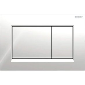 Geberit Sigma 20 Square betjeningsplade - Krom/mat krom