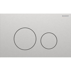 Geberit Sigma 40 Round betjeningsplade - B�rstet st�l (easy-to-clean)