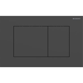 Geberit Sigma 40 Square betjeningsplade - Mat sort  (easy-to-clean)