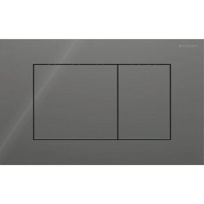 Geberit Sigma 40 Square betjeningsplade - Lava/glas blank