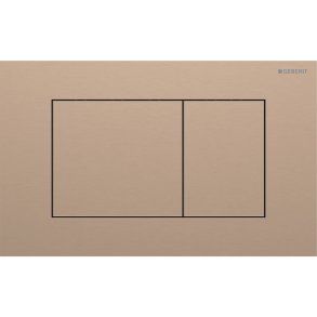 Geberit Sigma 40 Square betjeningsplade - R�dguld/b�rstet (easy-to-clean)