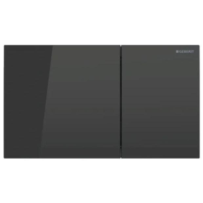 Geberit Sigma 70 betjeningsplade - Sort glas