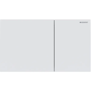 Geberit Sigma 70 betjeningsplade - Mat hvid/krom (easy-to-clean)