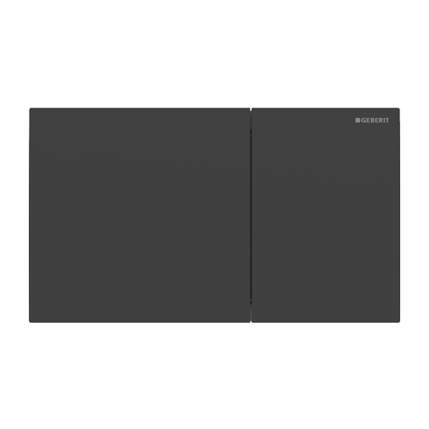 Geberit Sigma 70 betjeningsplade - Mat sort (easy-to-clean)