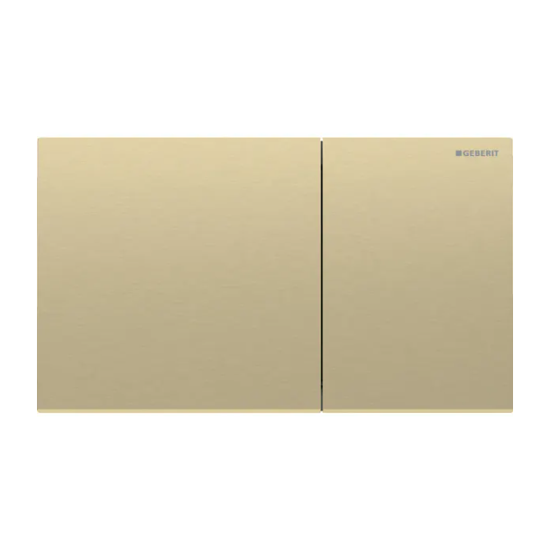 Geberit Sigma 70 betjeningsplade - B�rstet messing (easy-to-clean)