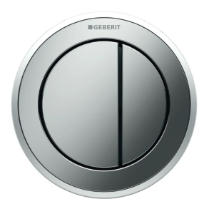 Geberit Omega Remote 10 pneumatisk trykknap - Krom/mat krom