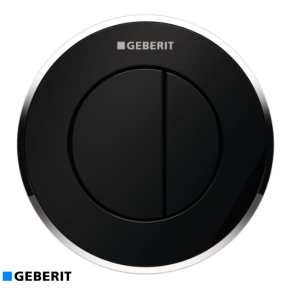 Geberit Omega Remote 10 pneumatisk trykknap - Sort/krom