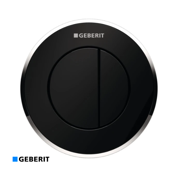 Geberit Omega Remote 10 pneumatisk trykknap - Sort/krom