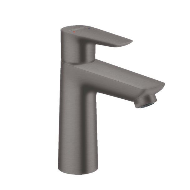 hansgrohe Talis E 110 med push-open bundventil - B�rstet sort krom