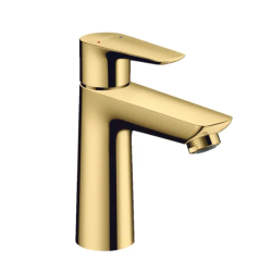 hansgrohe Talis E 110 med push-open bundventil - Poleret guld-optik