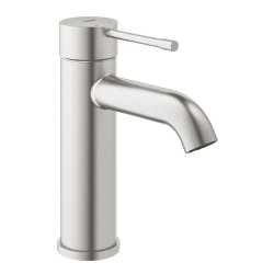 GROHE Essence h�ndvaskarmatur med push-open bundventil - Supersteel