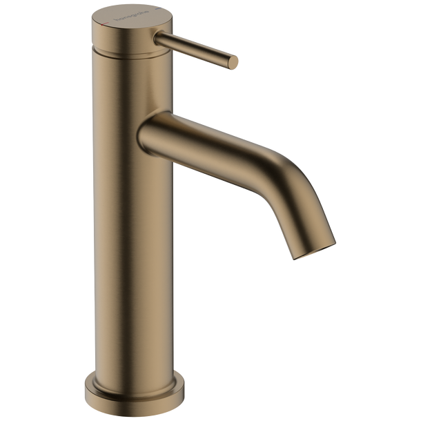 hansgrohe Tecturis S 110 EcoSmart+ med push-open bundventil - B�rstet bronze