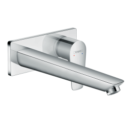 hansgrohe Talis E med push-open bundventil - Indbygning - Krom