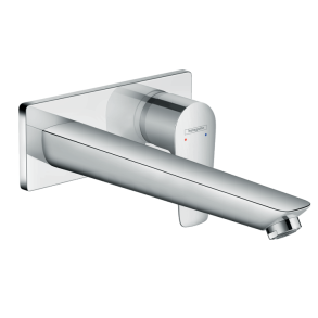 hansgrohe Talis E med push-open bundventil - Indbygning - Krom