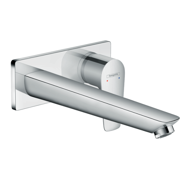 hansgrohe Talis E 2-huls-hndvaskarmatur med push-open ventil